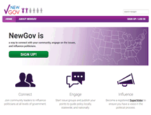 Tablet Screenshot of newgov.us